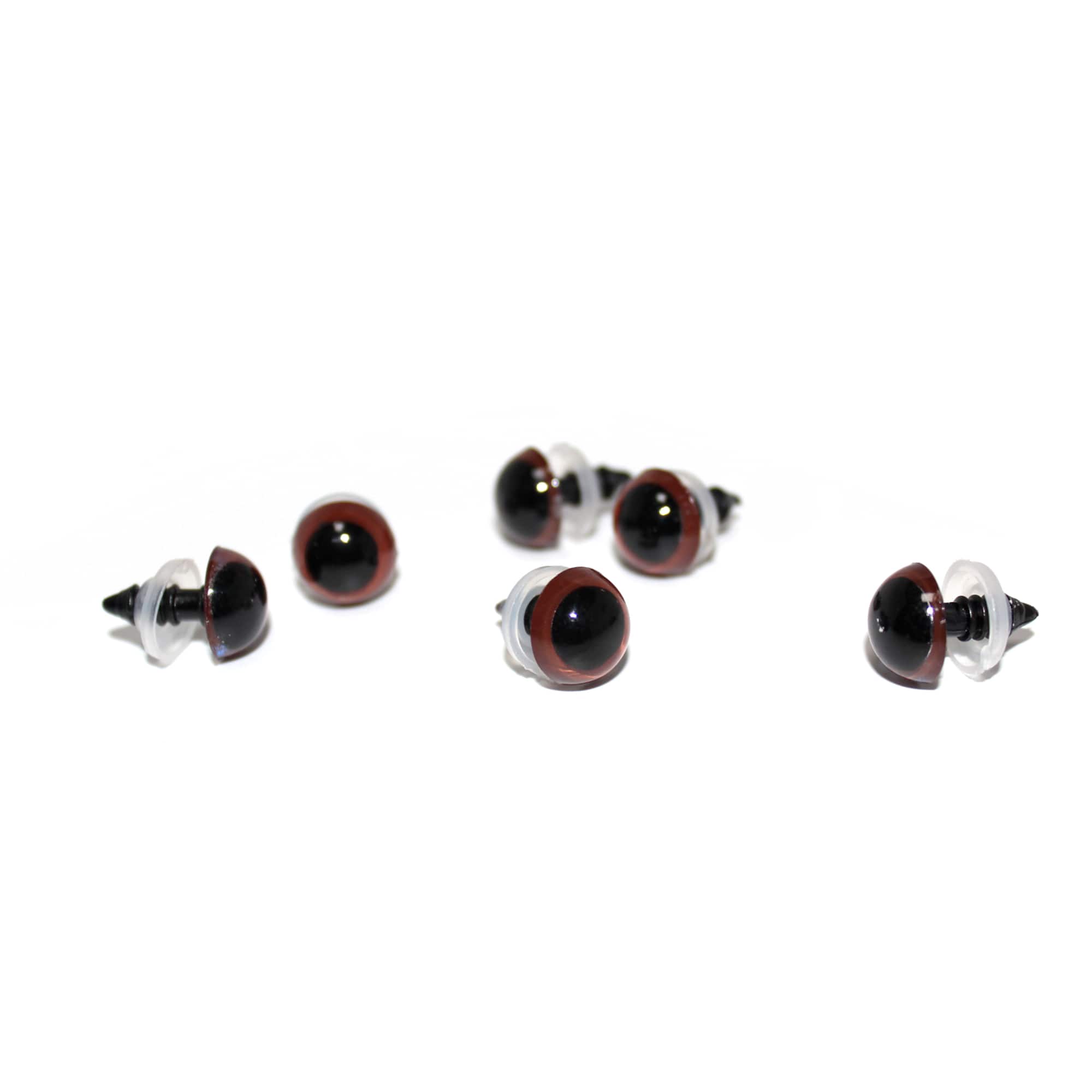 Craft Eyes with Plastic Washers Loops & Threads